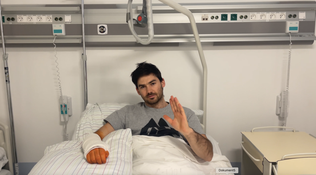 Andreas Žampa po operácii